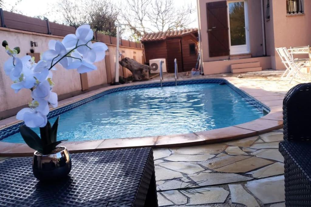 סנט-מארי-לה-מר Villa Avec Piscine A St Marie La Mer מראה חיצוני תמונה