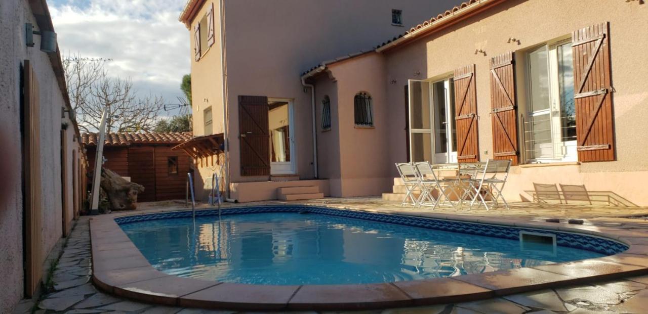 סנט-מארי-לה-מר Villa Avec Piscine A St Marie La Mer מראה חיצוני תמונה