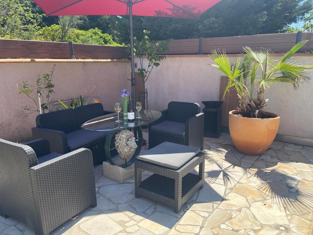 סנט-מארי-לה-מר Villa Avec Piscine A St Marie La Mer מראה חיצוני תמונה